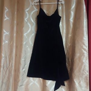 Beautiful Velvet Blue Dress